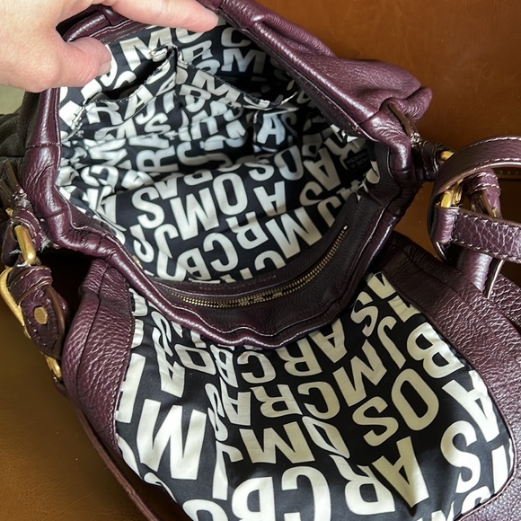 Marc by Marc Jacobs Wine/Burgundy Red Midsized Satchel - Picture 6 of 7